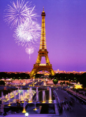 파리 에펠탑의 축제